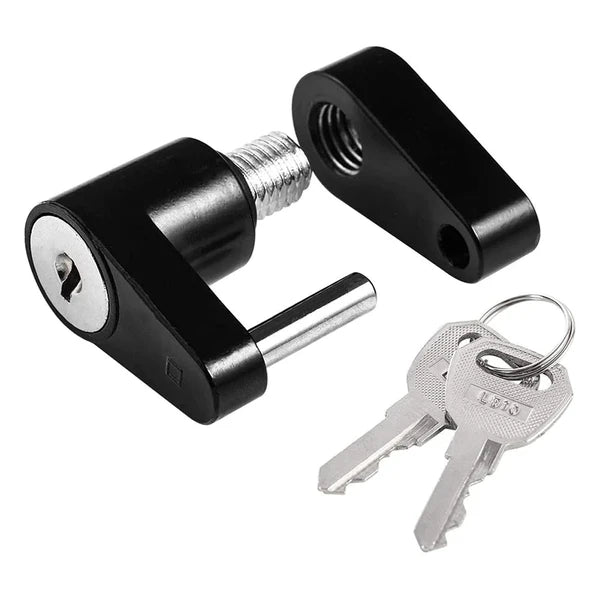Trailer Hitch Coupler Lock Dia 1/4 Span 3/4 For Tow Boat RV Truck Car + 2 Keys